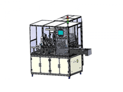 商驰科技18650自动激光盖帽焊接折弯盖帽自动机