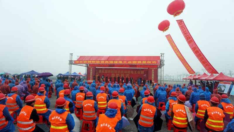 猛狮科技宜城高端锂电工业园区开工建设