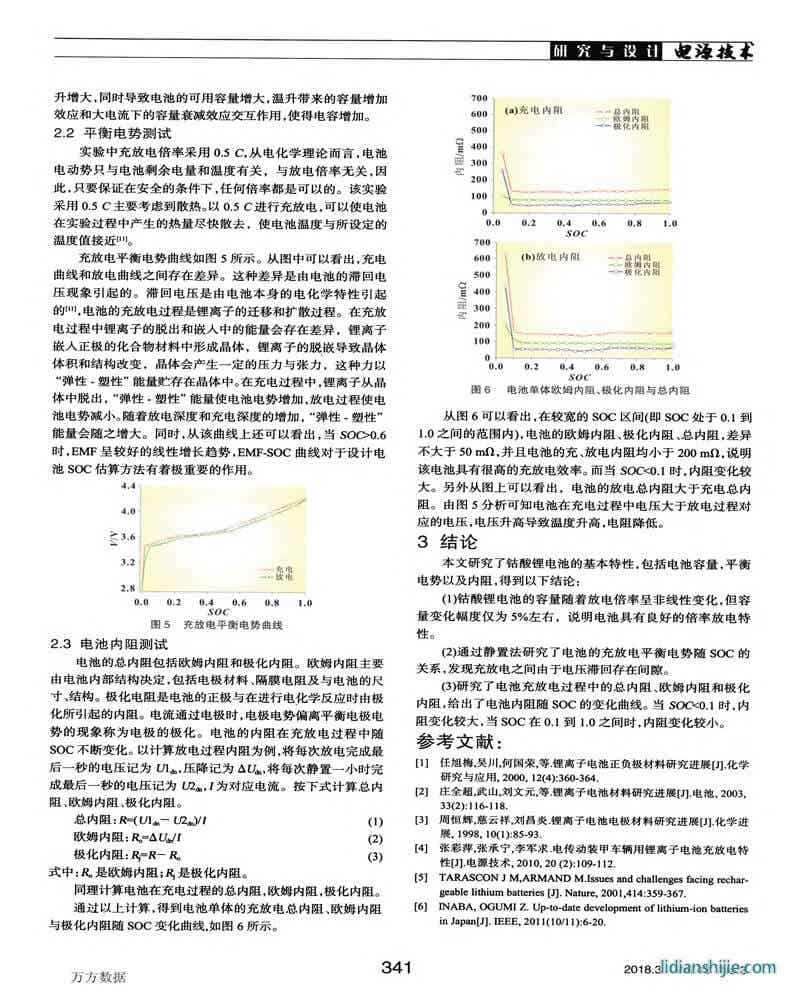钴酸锂电池性能研究