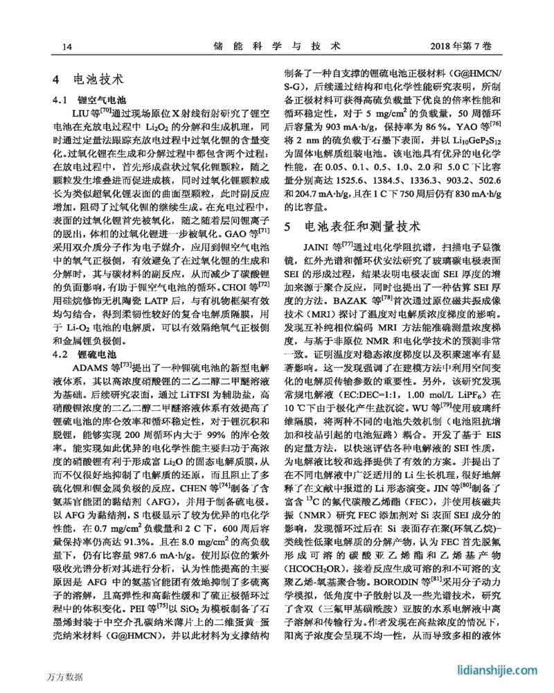 锂电池百篇论文点评