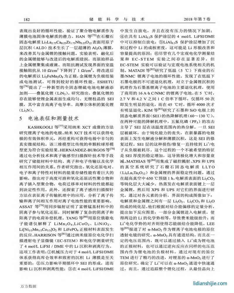 锂电池百篇论文点评