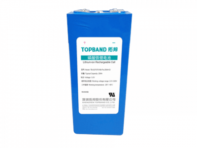 拓邦 锂电池 方形电芯 TB-027070180D-Fe-25Ah(LiFePO4)