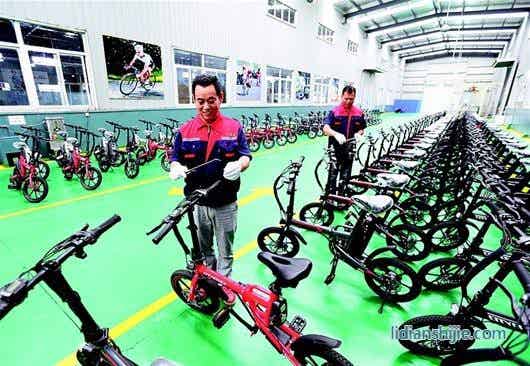 湖北锂电助力车远销海外