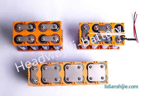 电池多种组合结构展示