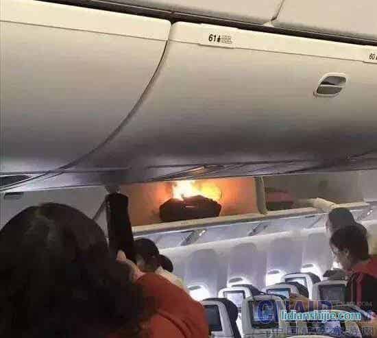 客舱锂电池起火