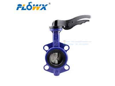 弗雷西 手动对夹蝶阀 不锈钢蝶阀 PTFE