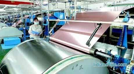 云梦县开发区中一科技集团铜箔车间10条生产线满负荷运转