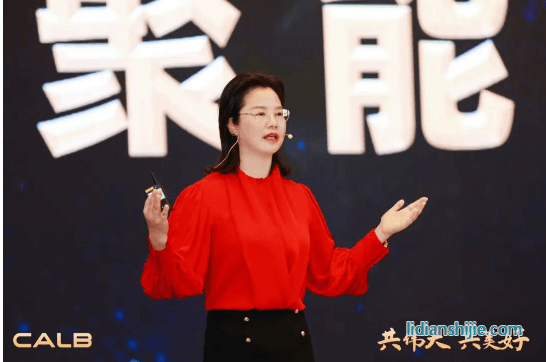 中创新航董事长刘静瑜发表主题演讲