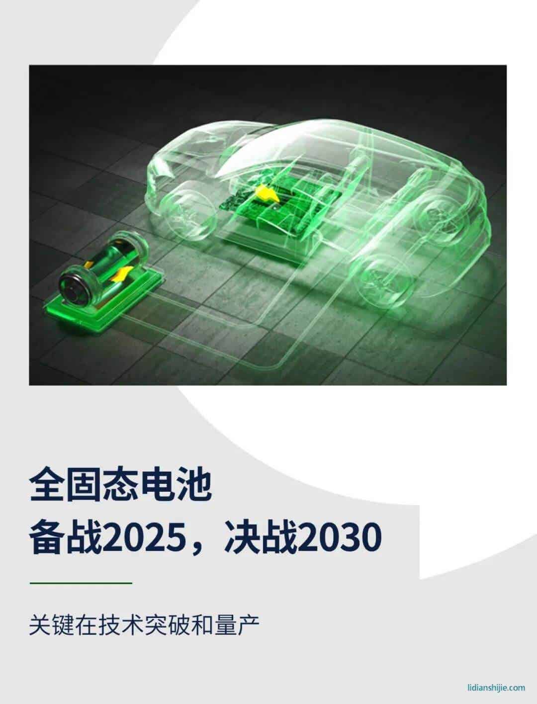 全固态电池：备战2025，决战2030