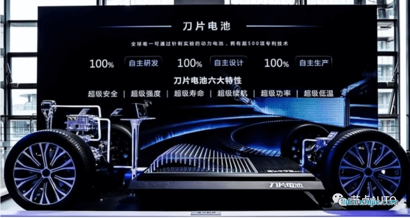刀片电池比亚迪刀片电池