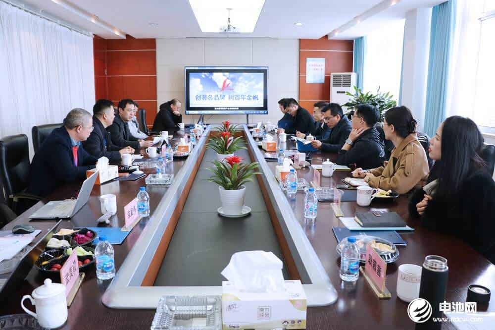 中国电池新能源产业链调研团一行到访江苏金帆电源