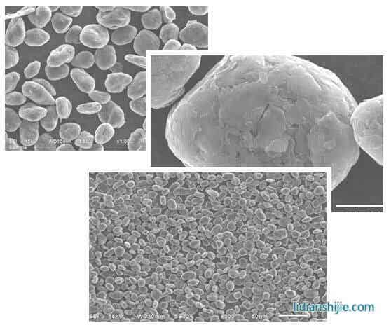 鳞片石墨球化后产品