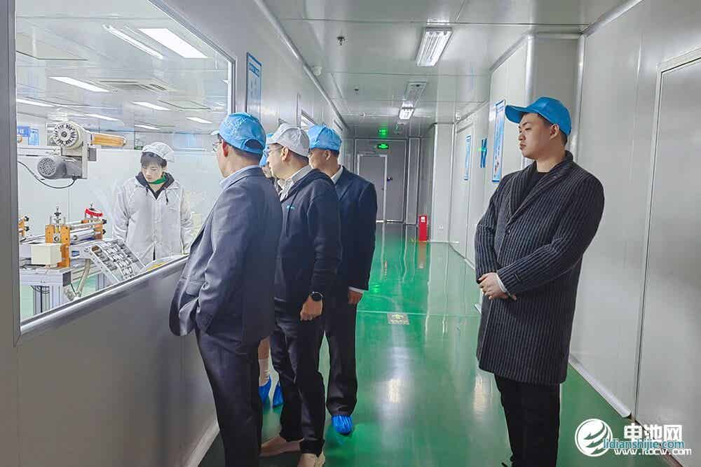 中国电池新能源产业链调研团一行参观考察可川科技