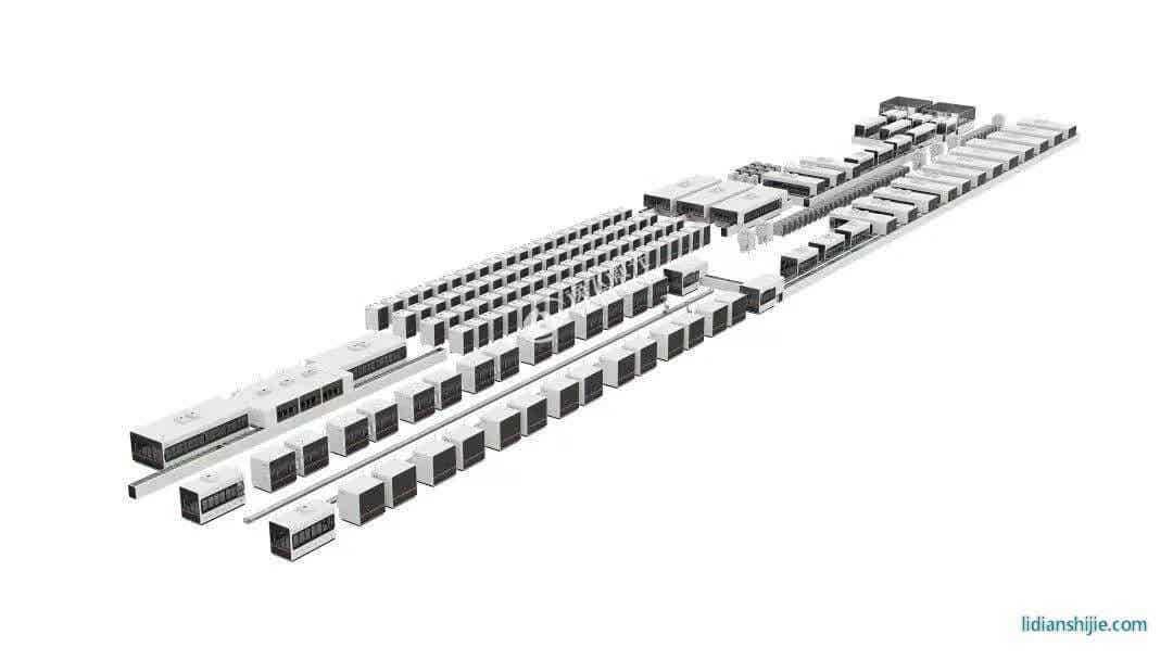 逸飞激光150PPM圆柱全极耳智能生产线