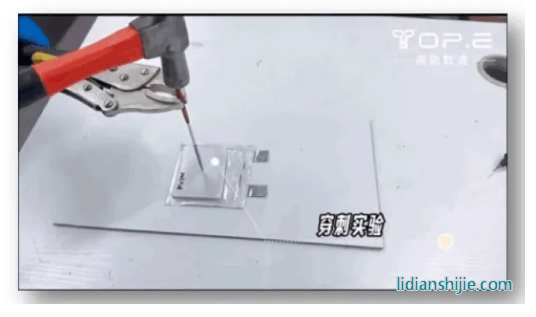 高能数造多层全固态软包电池穿刺实 高能数造多层全固态软包电池穿刺实