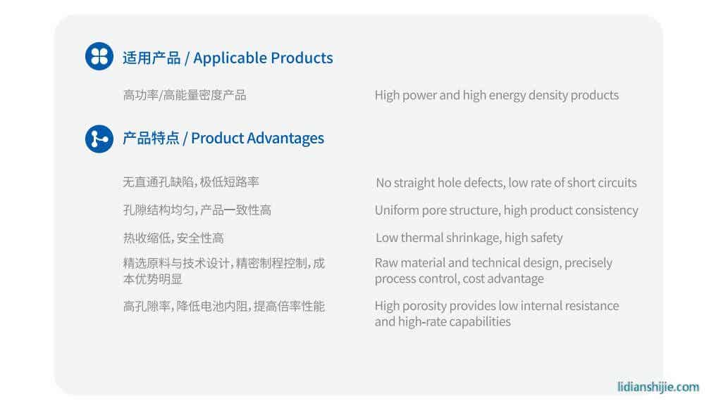 中兴新材ZM/ZD系列单双层PP隔膜