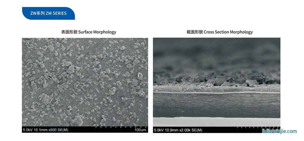 中兴新材ZW系列水系PVDF涂胶隔膜