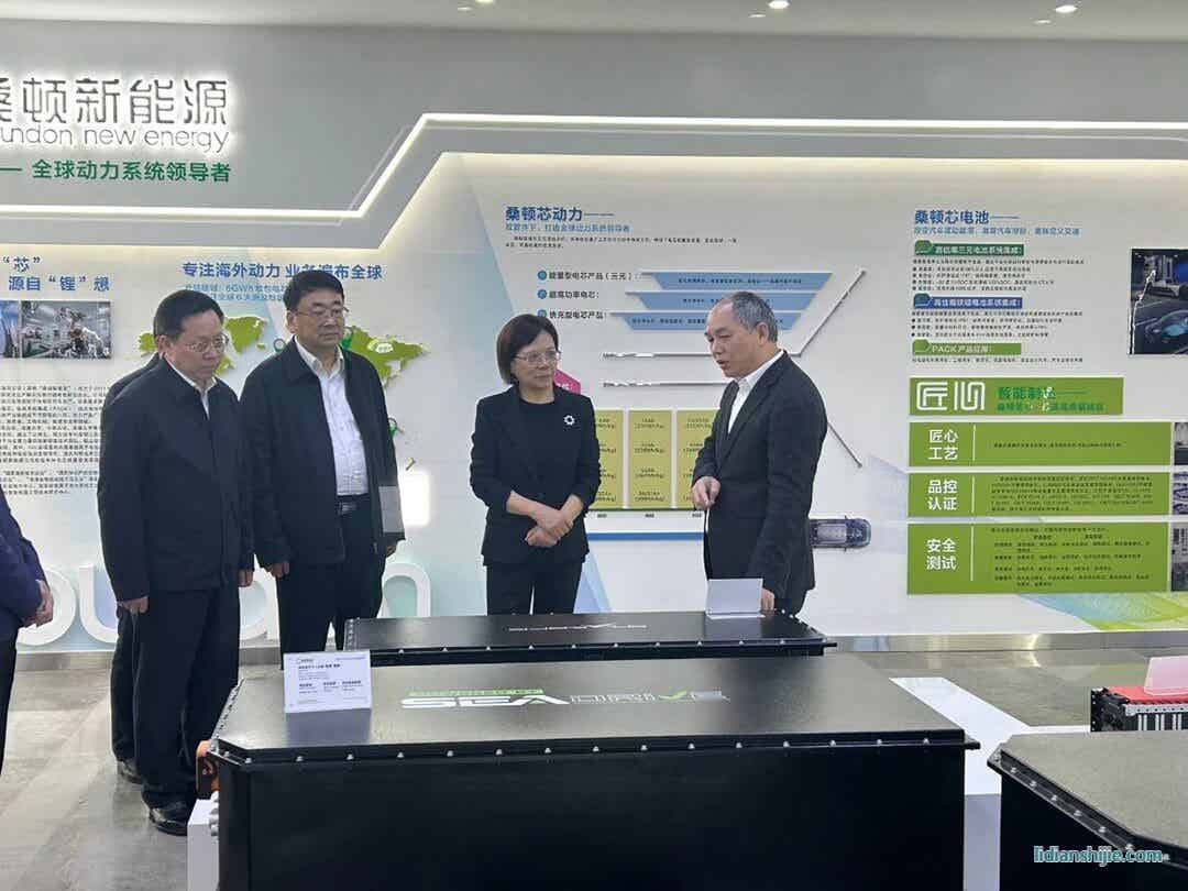 谢建辉带队赴桑顿新能源调研新能源产业