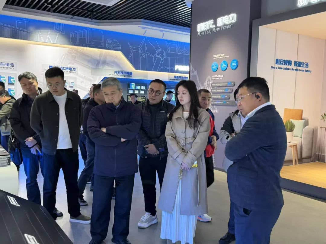 中国电池工业协会副理事长兼执行秘书长王建新率队调研瑞浦兰钧